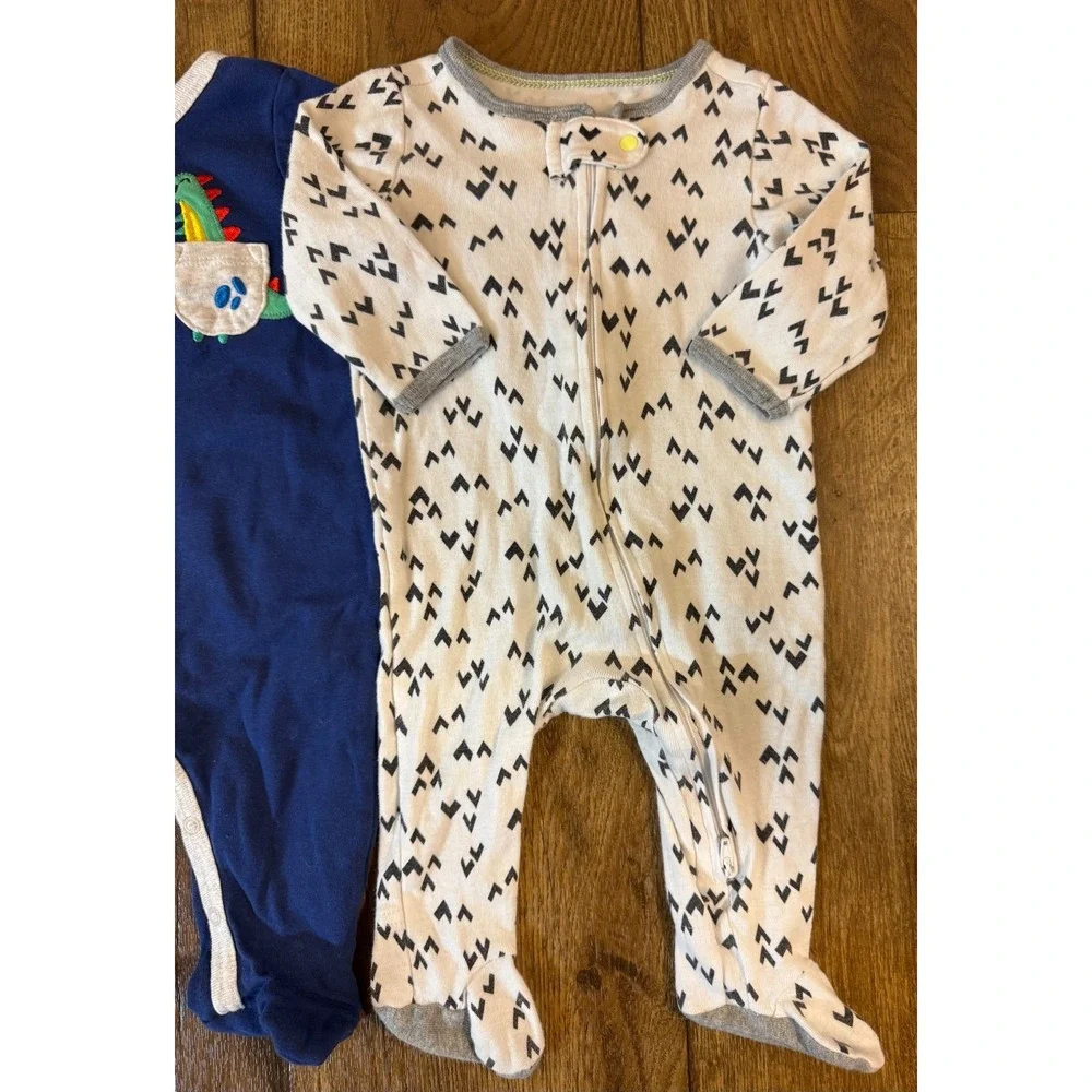 Baby Boy Sleepers Clothes 3/6 6 Months Lot Footies Bundle 1 Piece Outfits Pajama
